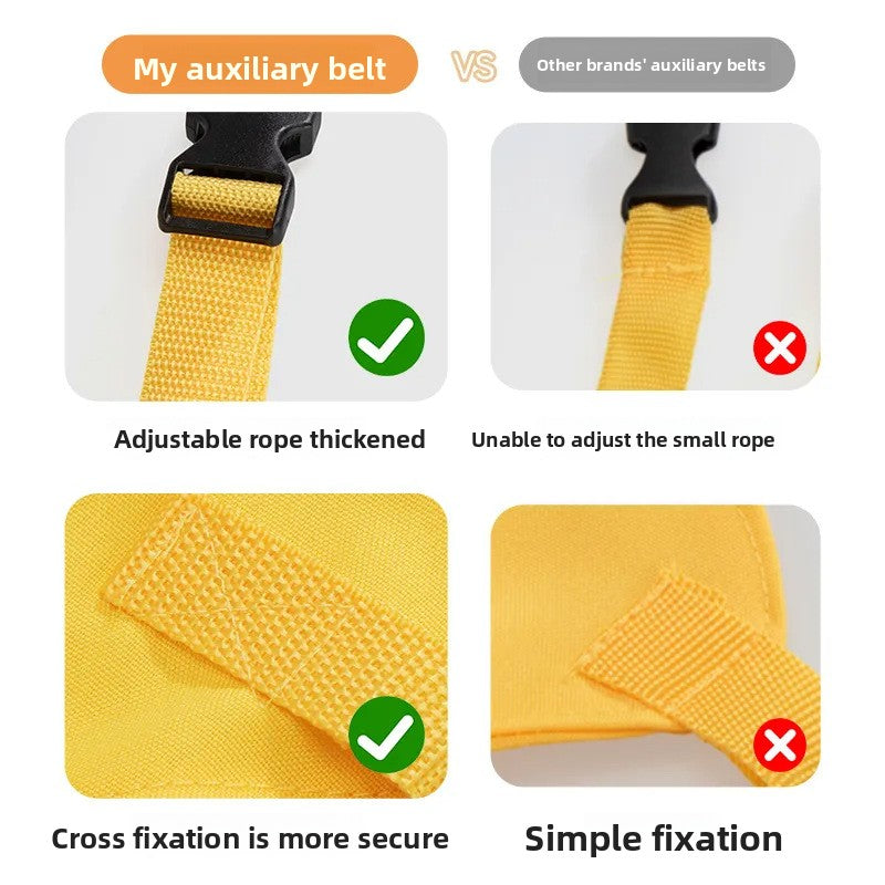 Portable Child Dining Seat Belt with Lumbar Support