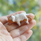Hand-Painted Mini Cat Desk Figurines - 1 set (5 cats)