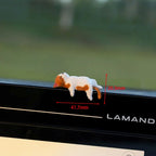 Hand-Painted Mini Cat Desk Figurines - 1 set (5 cats)