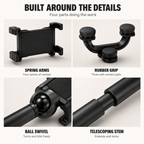 360° Rearview Mirror Phone Holder