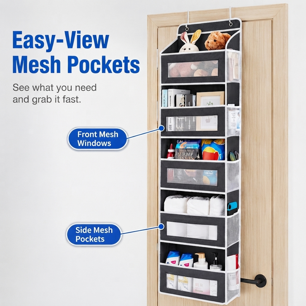 Snokko™ 5-Tier Over Door Organizer
