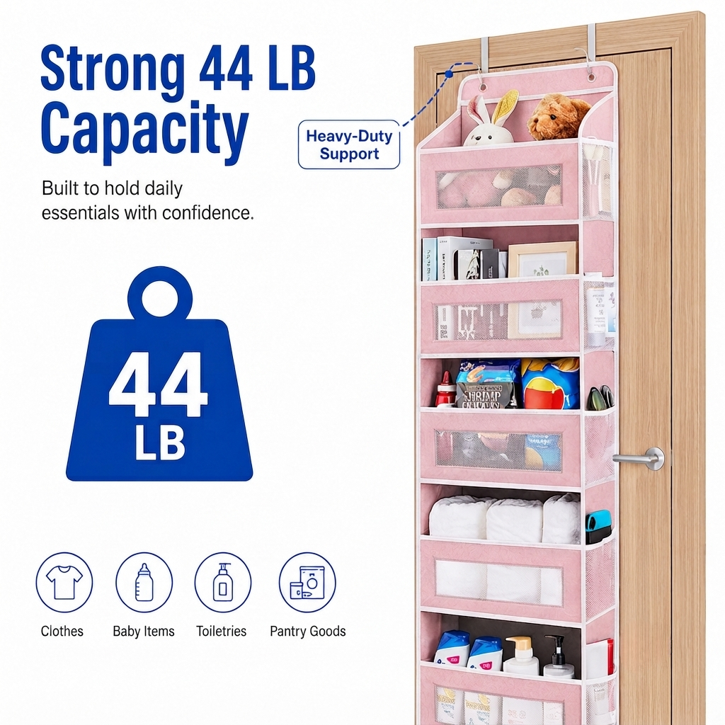 Snokko™ 5-Tier Over Door Organizer