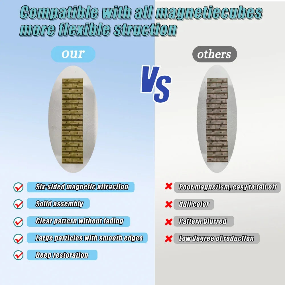 300 Cubes Magnetic Building Blocks