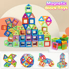 60 PCs Magnetic Building Blocks