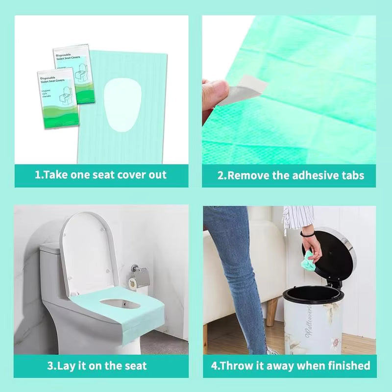 Toilet Seat Disposable Covers (1 Pack 20 Pieces)