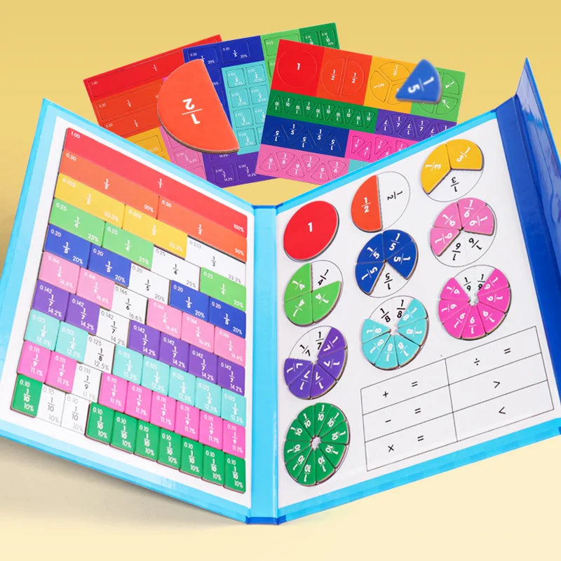 Magnetic Fraction Learning Math Toy