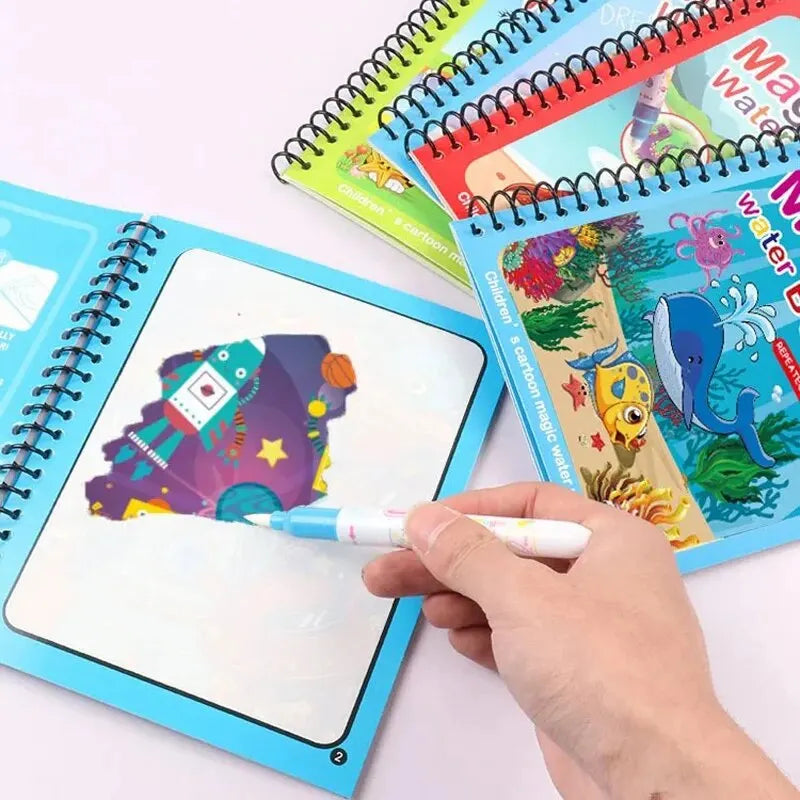 Magic Water Drawing Book Sensory Early Education