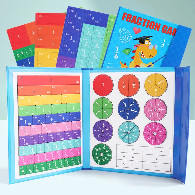 Magnetic Fraction Learning Math Toy