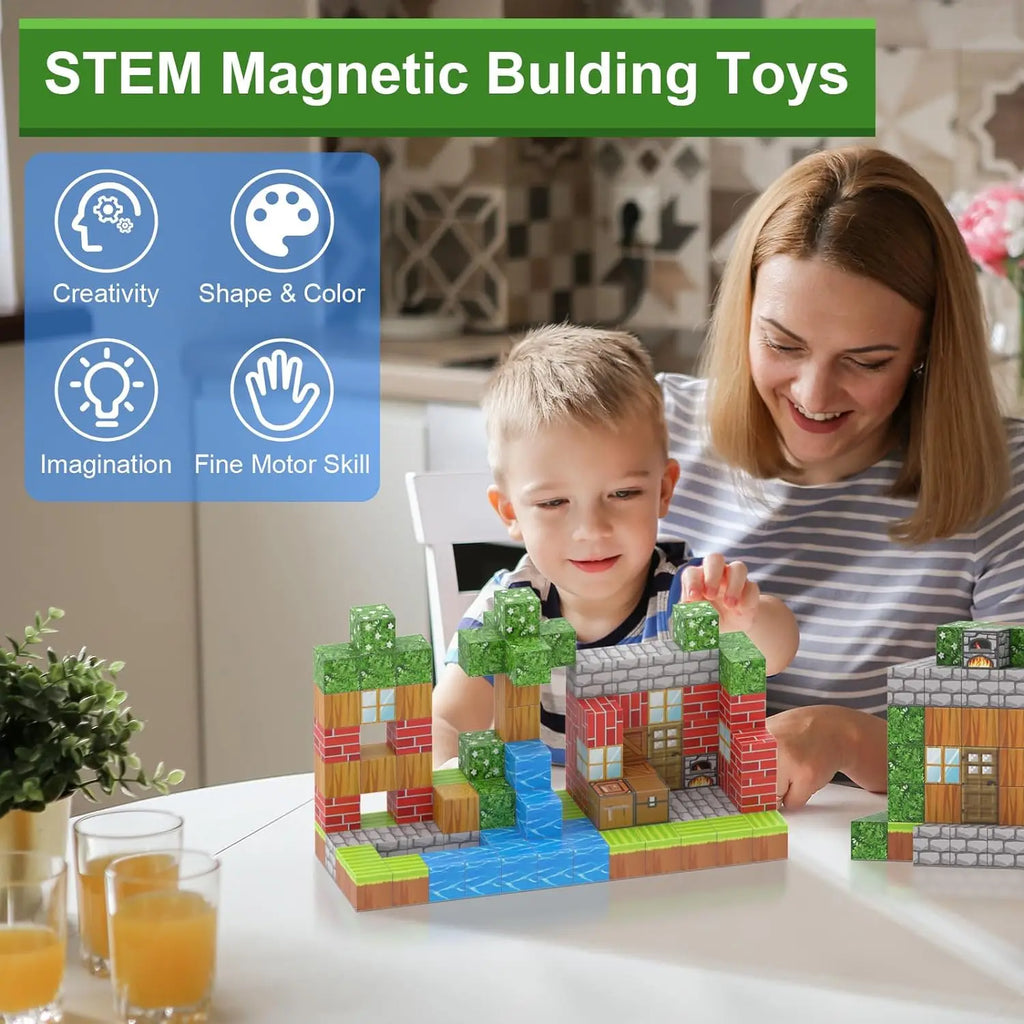 300 Cubes Magnetic Building Blocks