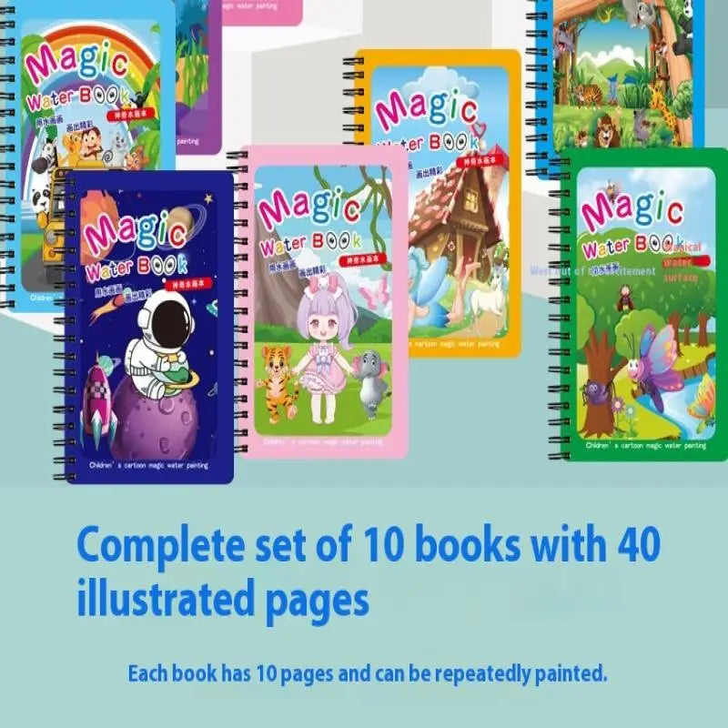 A4 Sensory Early Education Puzzle Drawing Book+1 Pen