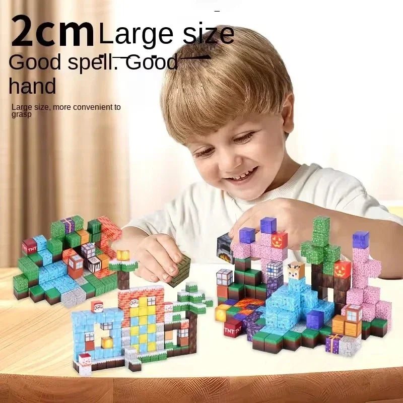 300 Cubes Magnetic Building Blocks