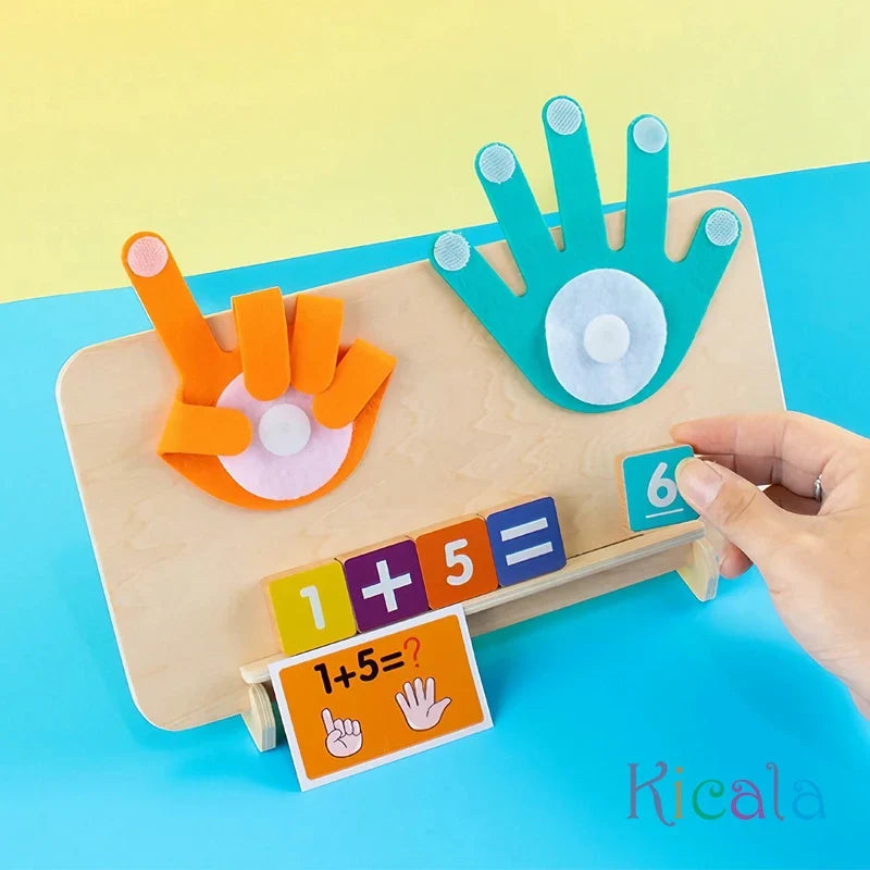 Math Addition Subtraction Cognitive Matching Board