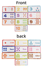 Wooden Number Matching Puzzle Toys