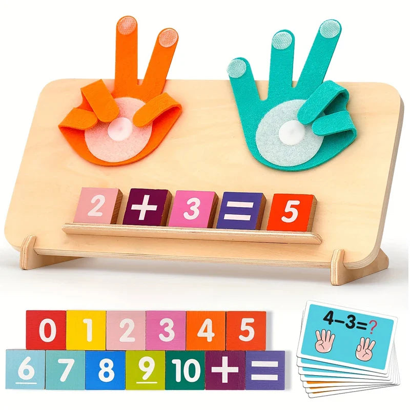 Math Addition Subtraction Cognitive Matching Board