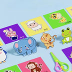 48Pcs Handmade Paper Cut Book Kids