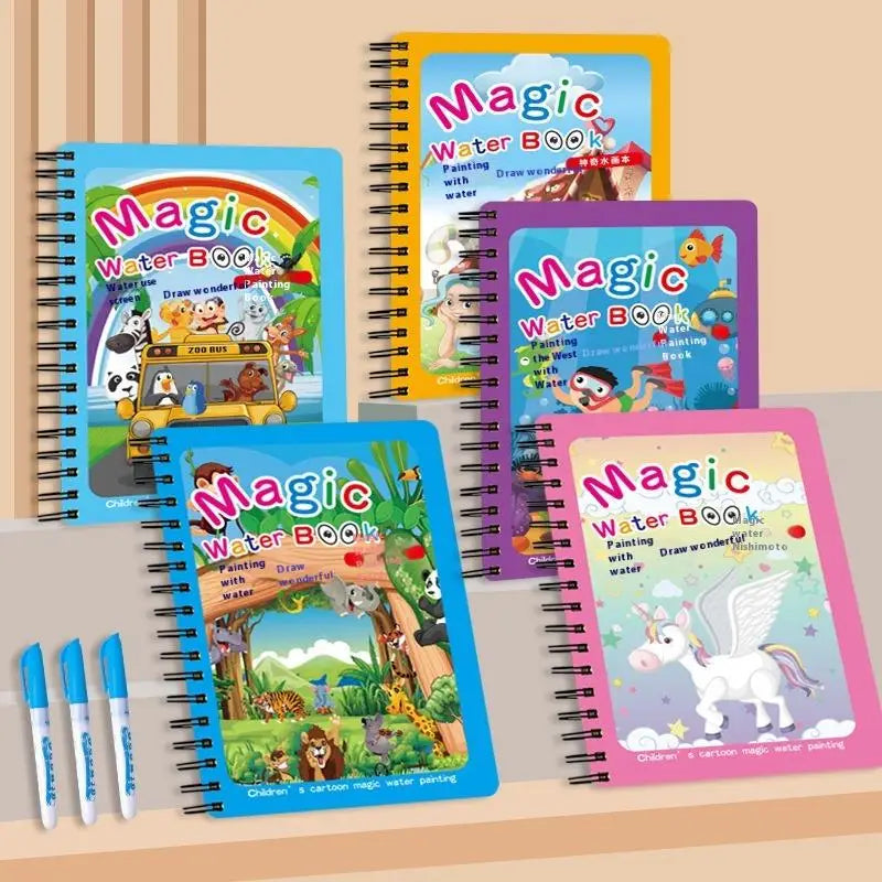 A4 Sensory Early Education Puzzle Drawing Book+1 Pen