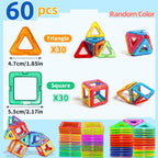 60 PCs Magnetic Building Blocks
