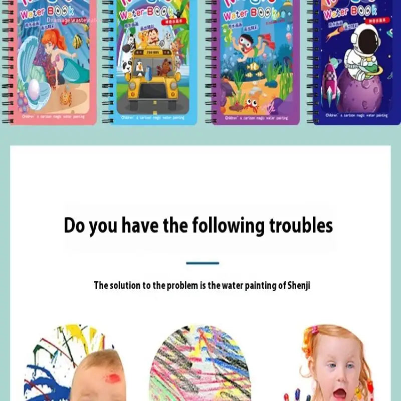 A4 Sensory Early Education Puzzle Drawing Book+1 Pen