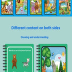 A4 Sensory Early Education Puzzle Drawing Book+1 Pen