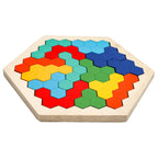 Kids Preschool 3D Wooden Tangram Puzzle
