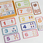 Wooden Number Matching Puzzle Toys