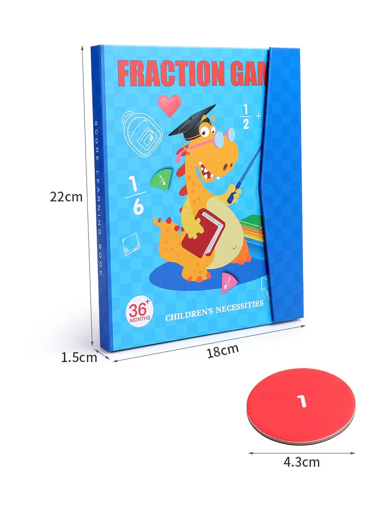 Magnetic Fraction Learning Math Toy