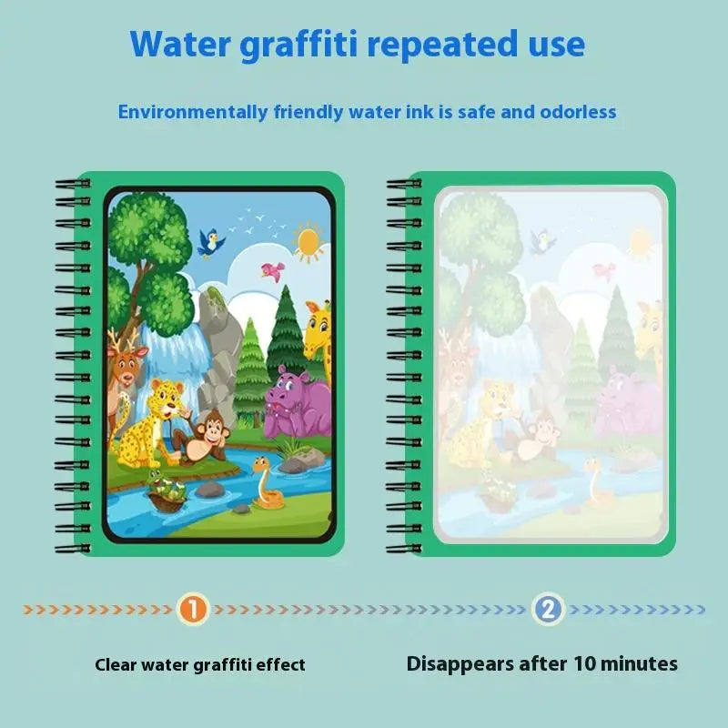 A4 Sensory Early Education Puzzle Drawing Book+1 Pen