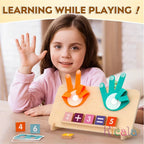 Math Addition Subtraction Cognitive Matching Board