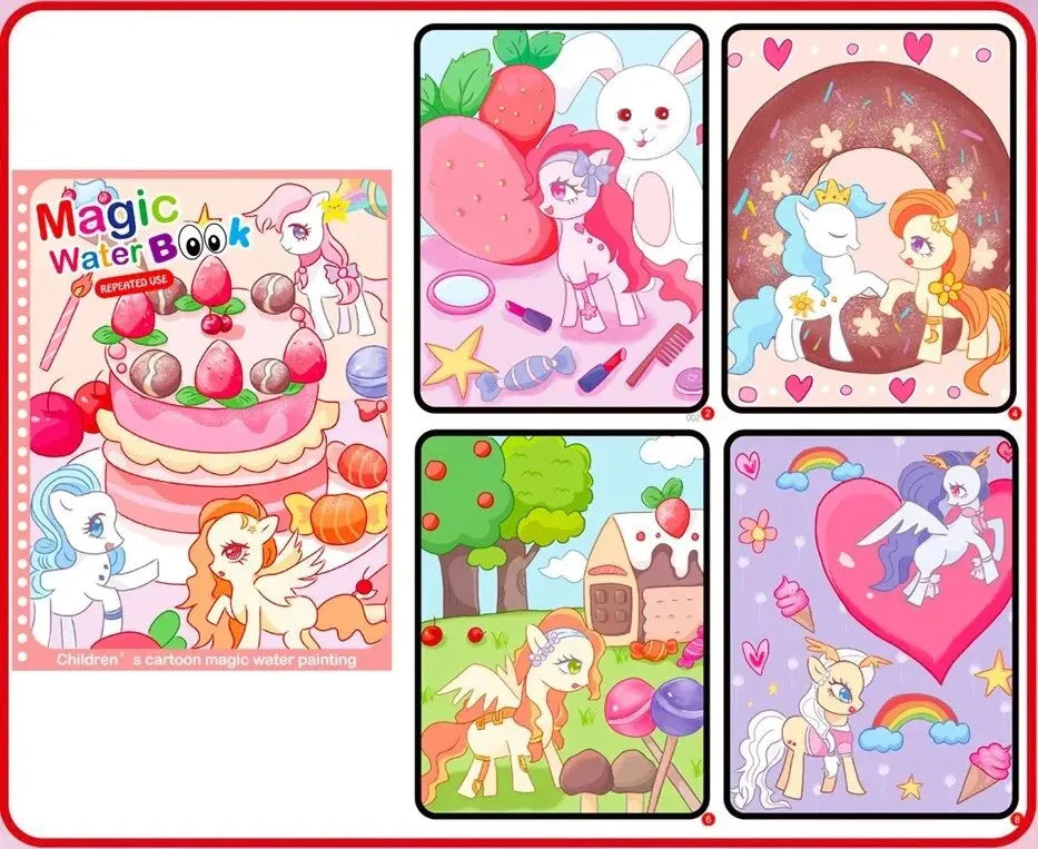 Magic Water Drawing Book Sensory Early Education