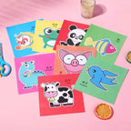 48Pcs Handmade Paper Cut Book Kids