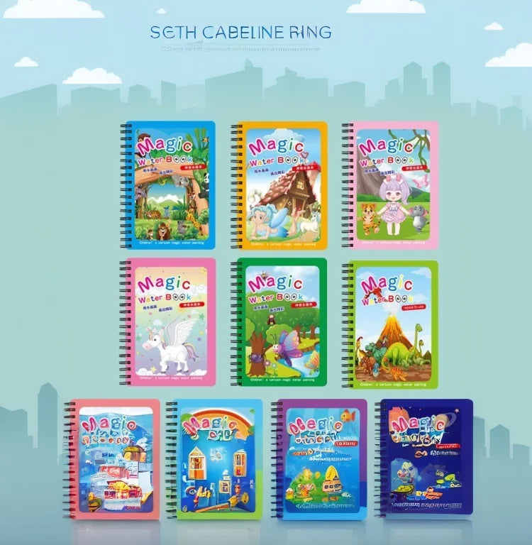 A4 Sensory Early Education Puzzle Drawing Book+1 Pen