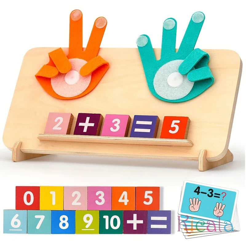 Math Addition Subtraction Cognitive Matching Board