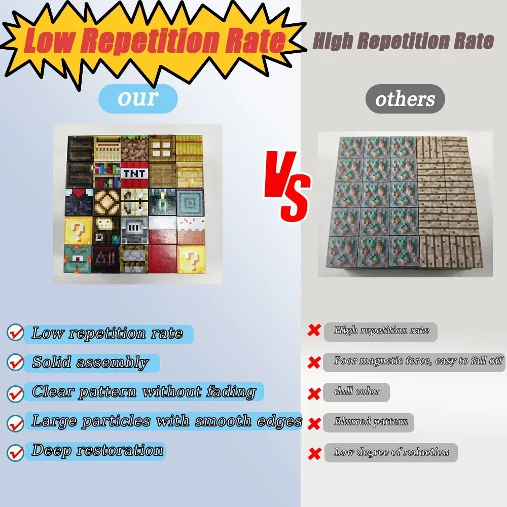 300 Cubes Magnetic Building Blocks