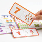 Wooden Number Matching Puzzle Toys