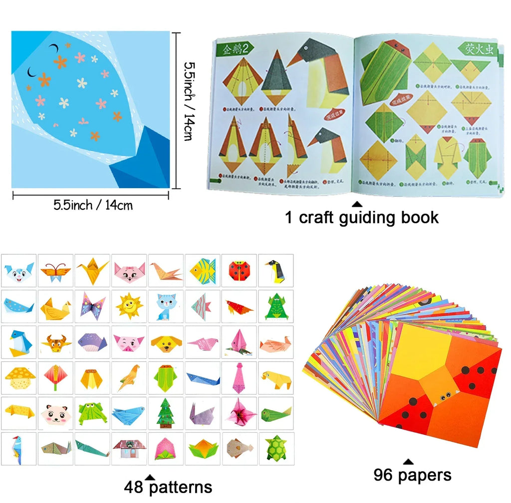 96 Sheets DIY Craft Art for Beginners Kids