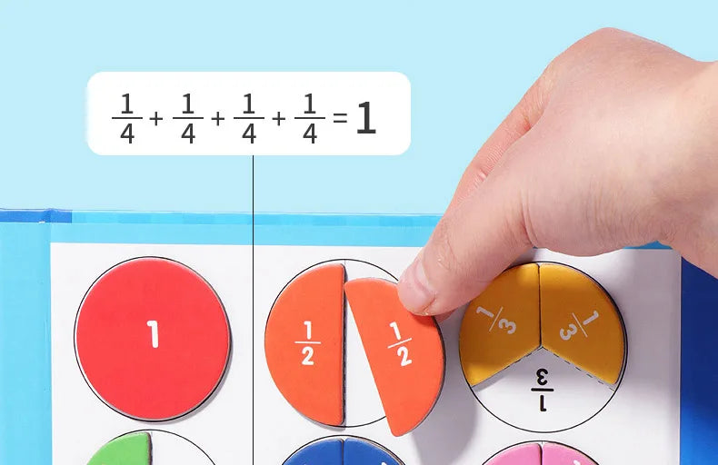 Magnetic Fraction Learning Math Toy