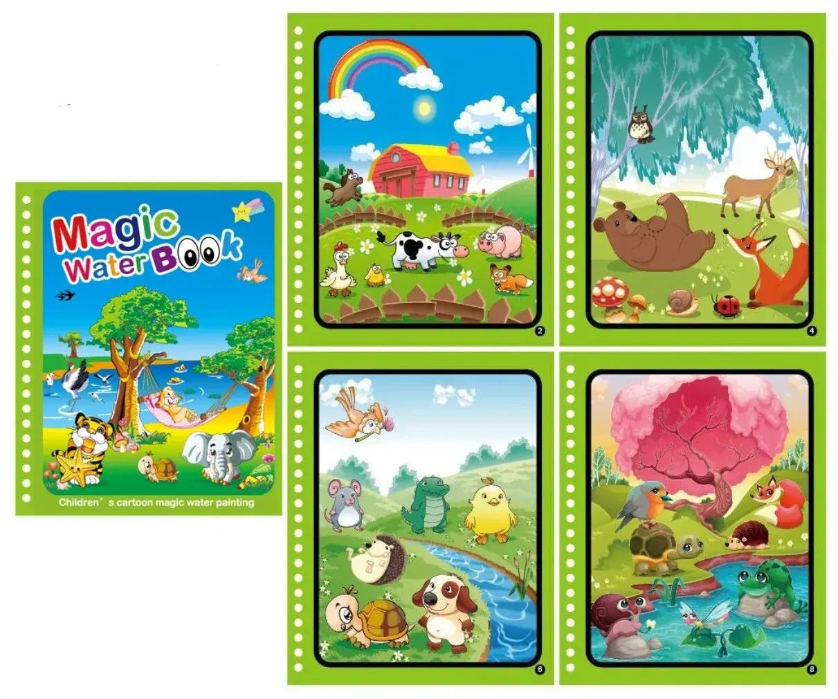 Magic Water Drawing Book Sensory Early Education