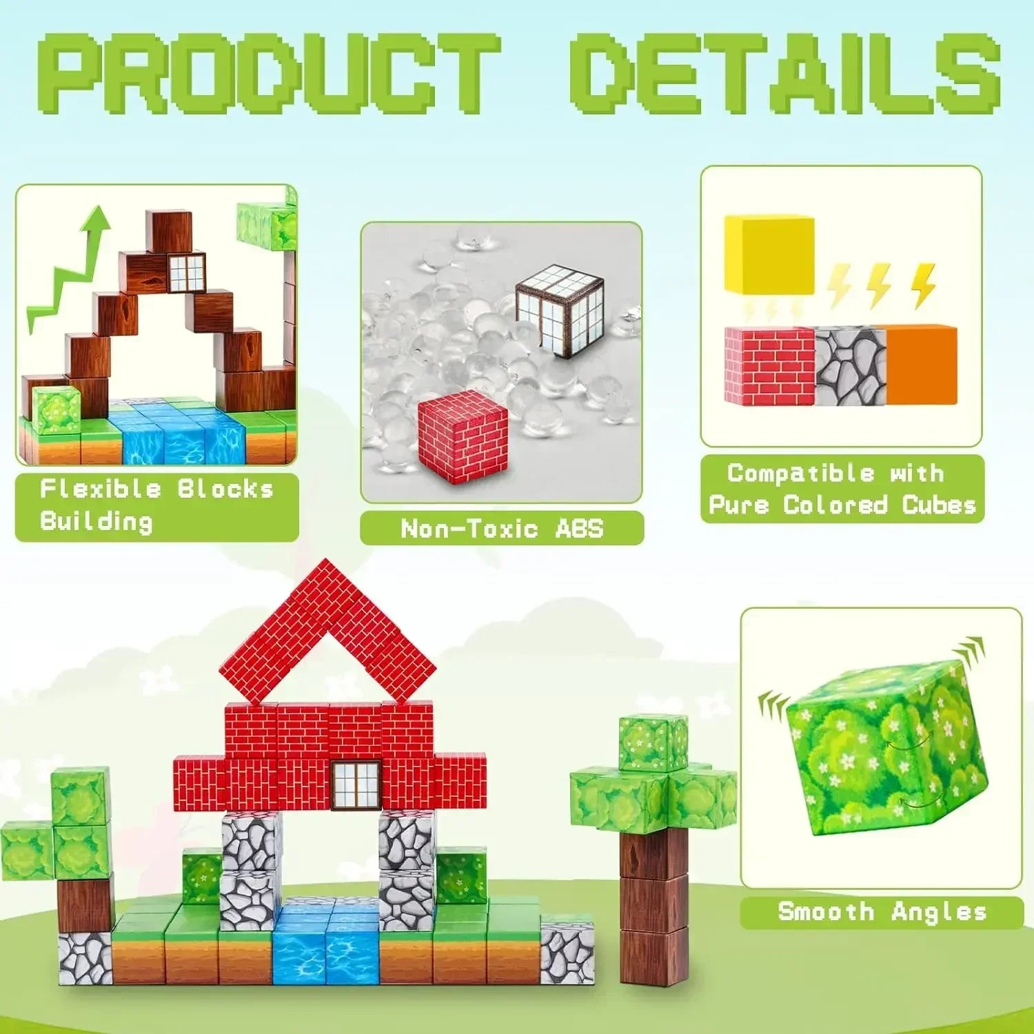 300 Cubes Magnetic Building Blocks