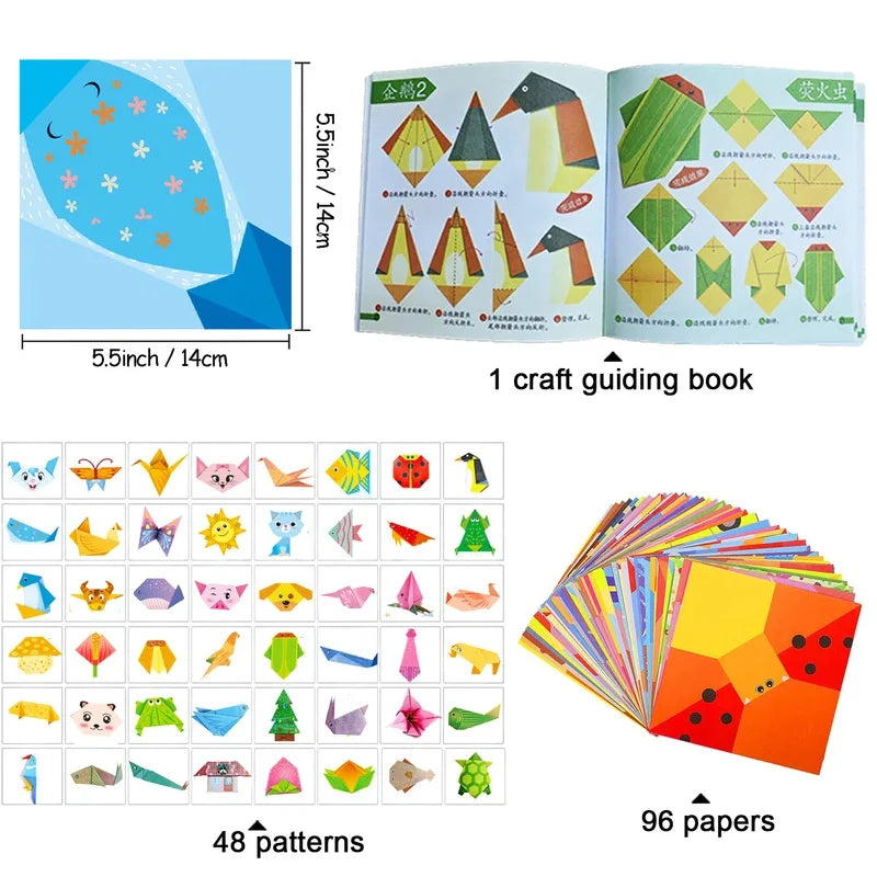 96 Sheets DIY Craft Art for Beginners Kids