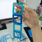 60 PCs Magnetic Building Blocks