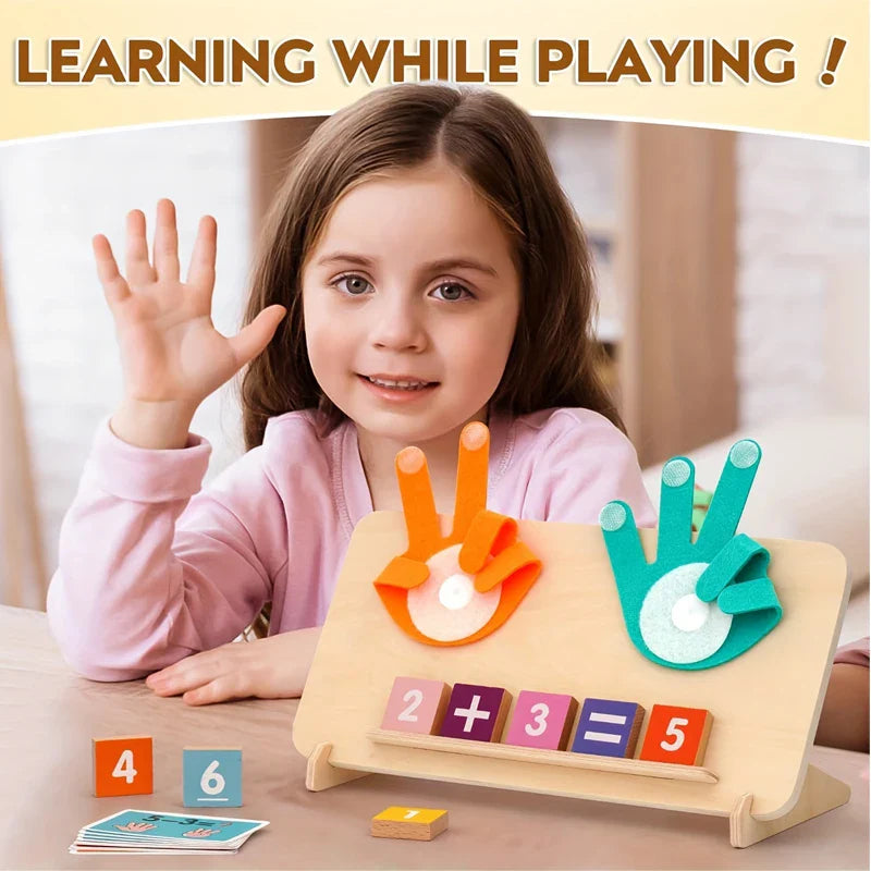 Math Addition Subtraction Cognitive Matching Board