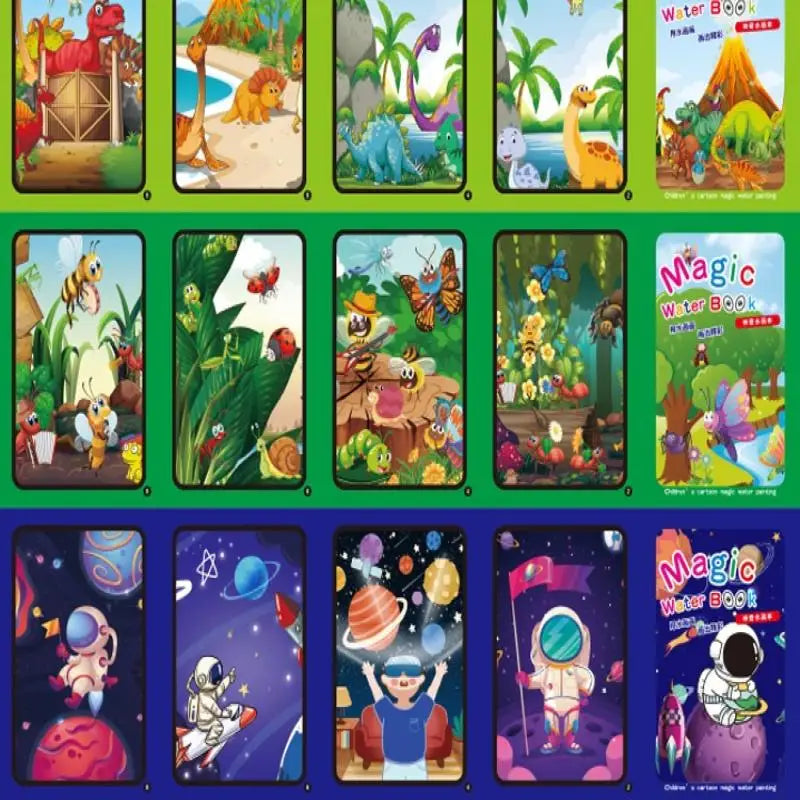 A4 Sensory Early Education Puzzle Drawing Book+1 Pen