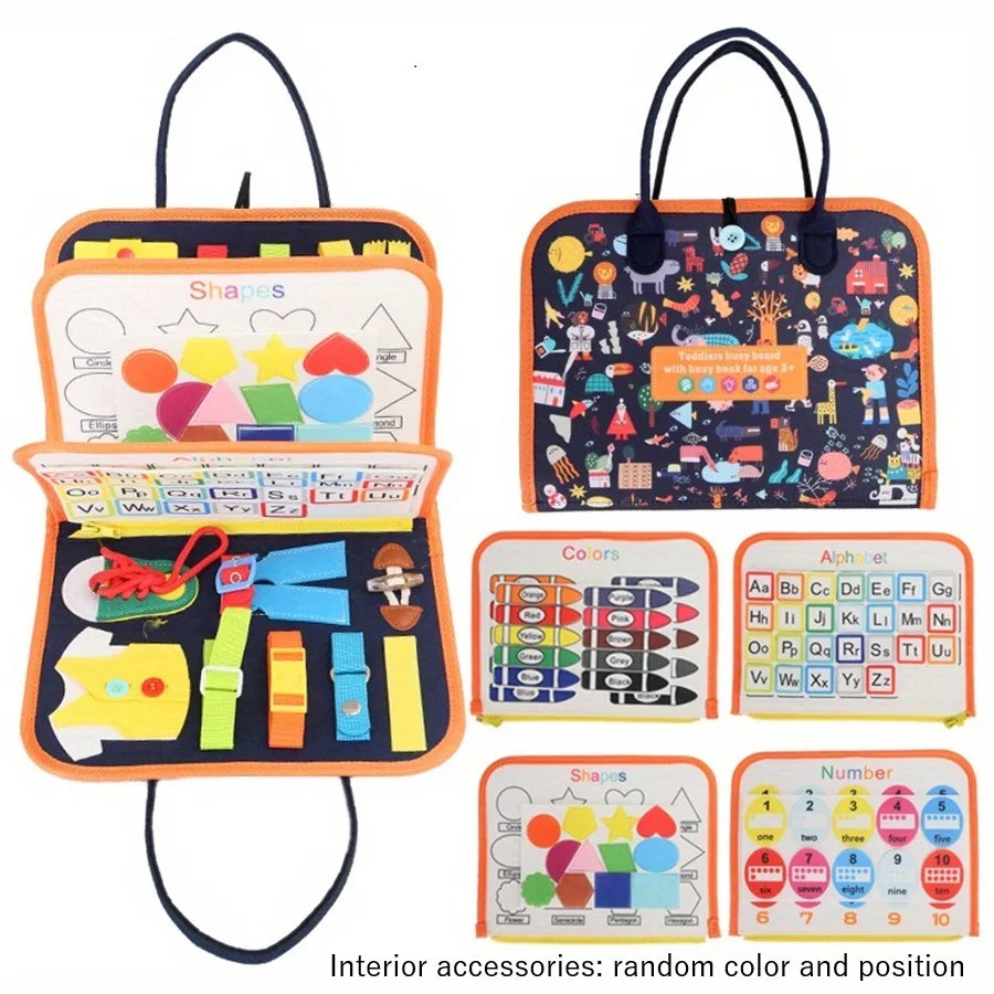 Activity Developing Sensory Board For Kids