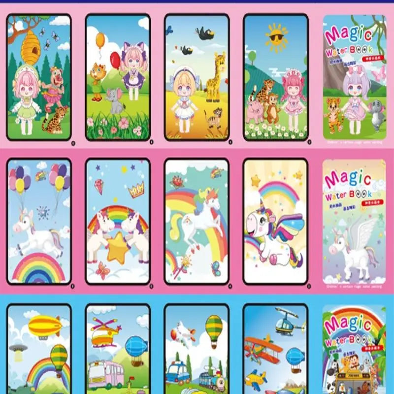 A4 Sensory Early Education Puzzle Drawing Book+1 Pen