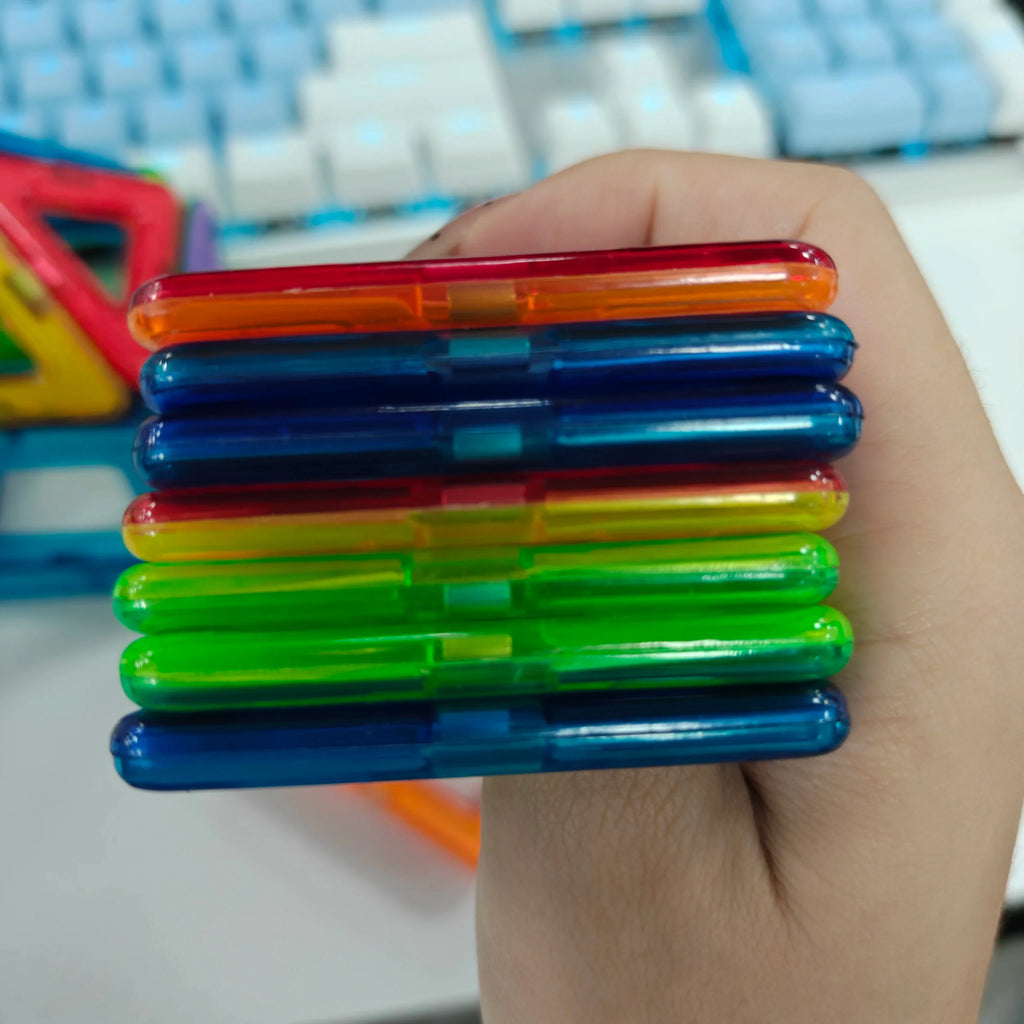 60 PCs Magnetic Building Blocks