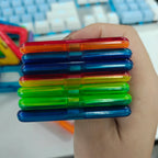 60 PCs Magnetic Building Blocks