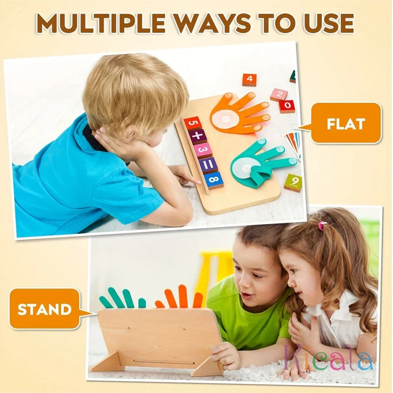 Math Addition Subtraction Cognitive Matching Board