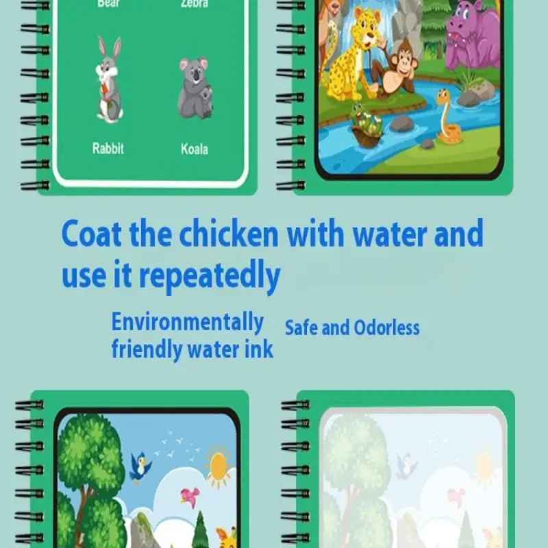 A4 Sensory Early Education Puzzle Drawing Book+1 Pen