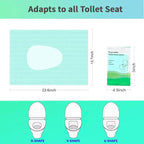 Toilet Seat Disposable Covers (1 Pack 20 Pieces)
