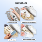 Water-Free Foam Shoe Cleaner